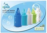 EHM 3 Pack Alkaline Mineral Water Filters