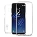 CoverON WrapGuard Series Samsung Galaxy S8 Case, Clear Flexible Soft Rubber 2-Piece Front and Back TPU Phone Cover