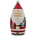 BestPysanky Set of 5 Multicolor Santa Wooden Nesting Dolls 5.5 Inches