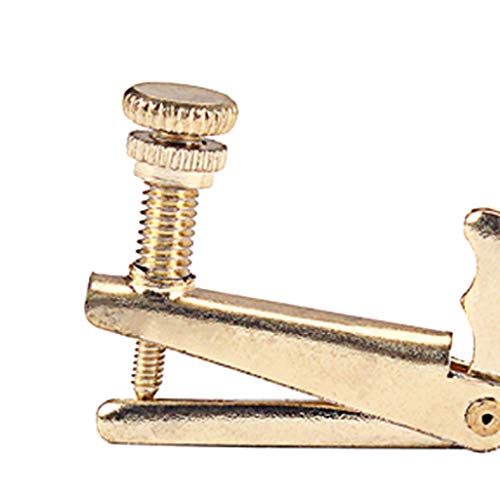 4 Pieces Golden Violin Fiddle String Adjusters Violin Replacement Accessory - Thumbnail 4