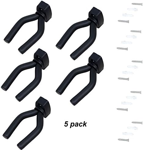 5 Pack,Guitar Hanger Stands Hook Holder Home Studio Display Wall Mount For All Size Guitars,Bass,Banjo,Mandolin,Ukulele,Violin