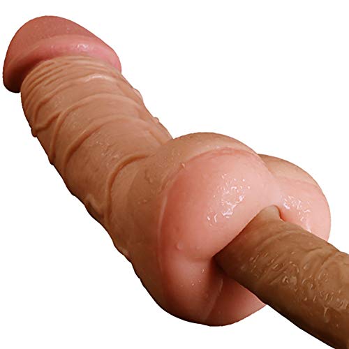 ODJDBDK Sex Toy Female Realistic Dildo, Real Penis Enlargement for Men, Gay Game Toy, Masturbation Male and Female Sex Dolls