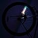 OUTAD LED Bike Wheel Lights, Waterproof Ultra Bright Bicycle Rim Lights, Wheel Spoke Decorations - 32 Different Patterns Change - Colorful Bike Tire Accessories - 1 Piece