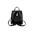 Konduone Women Backpack Leather Shoulder Bag Girl Ladies Casual Mini Purse Fashion School PU Travel School Rucksack