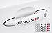 Audi Door handle decal set 4pcs, 120mm (black - red)