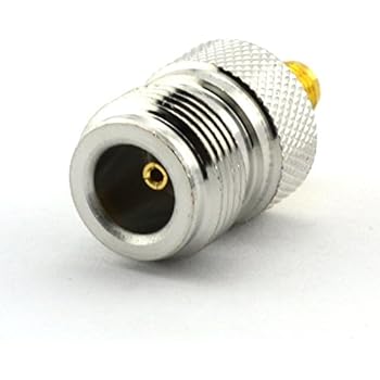 Maxmoral 2PCS N Female to SMA Female Connector RF Coax Coaxial Adapter
