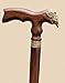 Custom Wooden Walking Cane for Men - Thor Viking - Designer Handcrafted Men's Canes and Walking Sticks for Gentleman