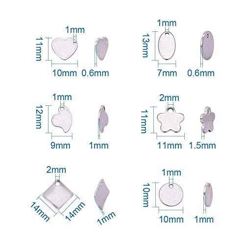 2 PandaHall+Stainless+Stamping+Pendants+Jewelry