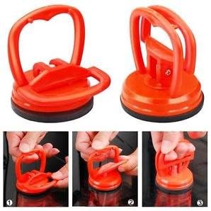 2pcs 2`` Heavy Duty Suction Cup Car Dent Screen Remover Puller Rubber Pad Orange ;supply_by_worldpride1