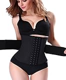 SEXYWG Latex Waist Trainer Cincher Belt Weight Loss Slimming Body Shaper Corset
