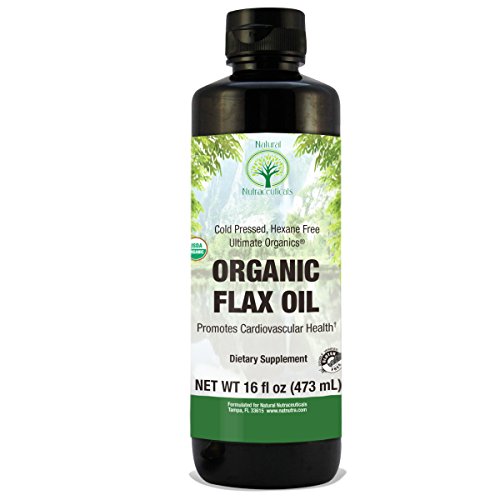 Natural nutra organic flaxseed oil liquid, cold pressed…