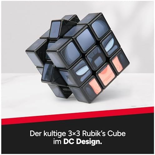 Cube, Cubers - Batman, 3x3 DC Zauberwürfel im Batman-Design, mit coolem Zubehör: Fledermausohren, Körper, Ständer - die Superhelden-Challenge, ab 8 Jahren
