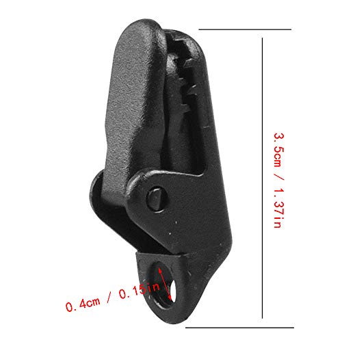 LEZED Tarp Clip Tent Clips met Carabiner Luifel Klem Luifel Clip Houder Winddicht Plastic Luifel Klem Lock Grip voor… - Image 7