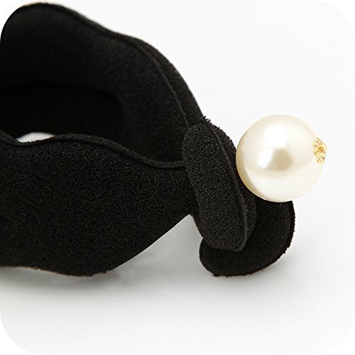 AKOAK 2 Pcs Elegant Pearl Magic French Twist Bun Maker Clip Hook Holder Magic Beauty Hair Hairstyle Foam Sponge Donut Maker Ponytail Bun Maker Twister Hairstyle Styling Tool Accessories