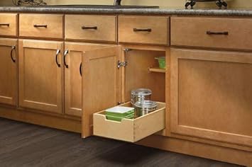 Amazon Com Rev A Shelf 4wdb 12 Wood Pull Out Drawer 11 Inch Wide