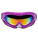 MIGAGA UV Protection Ski Goggles Adjustable Portable Motorcycle Bicycle Goggles Dustproof Scratch-Resistant CS Army Tactical Military Goggles Windproof Snowmobile Eyewear Outdoor Riding Glasses Purple