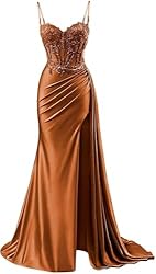 INEWER Lace Appliques Prom Dresses 2025 Long with