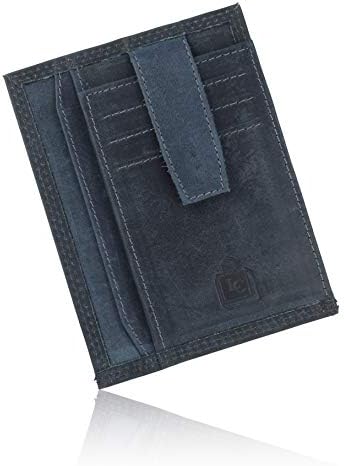 Le Craf Genuine Leather RFID Blocking Credit Card Wallet Case