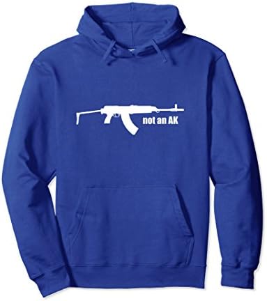 Unisex "Not an AK" (AK47); VZ58 or VZ2008 Rifle Hoodie 2XL Royal Blue