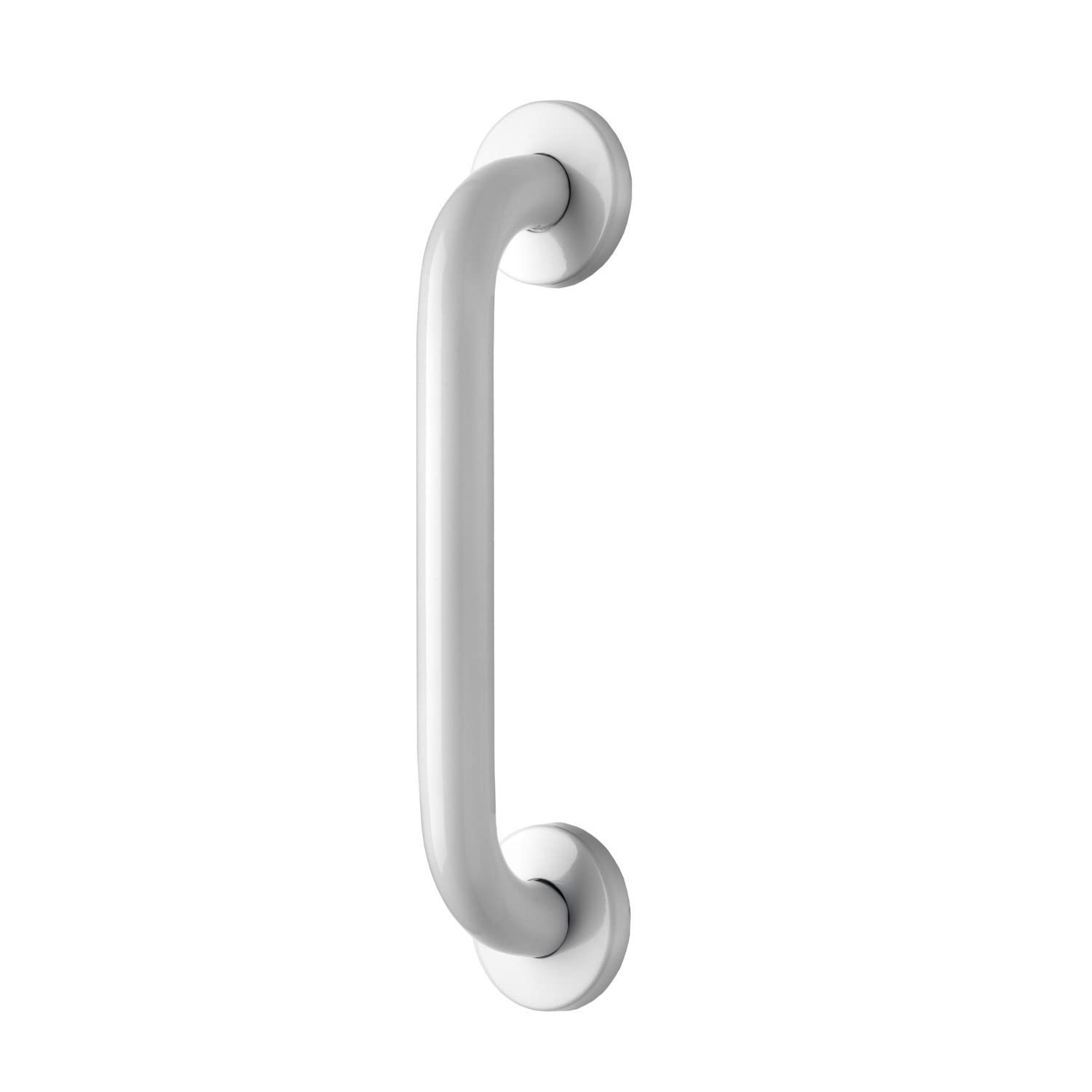 Croydex 300 mm Safety Support Rail Stainless Steel White Grab Bar for Bathroom