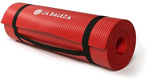 La Baleza Yoga/Pilates Mat - Cayenne, 24" x 85"