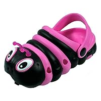 Kids Girls Boys Animal Clog Summer Shoes Walking Slippers (12 M US Little Kid), Black/Pink