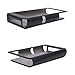 for iBasso DX150 and iBasso DX200 , Hand Crafted Miter PU Leather Case Cover [Non Standing Edition] iBasso DX150 Case (Light Black)