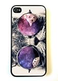 Galaxy Hipster Cat iPhone 5 Case - For iPhone 5/5G - Designer TPU Case Verizon AT&T Sprint