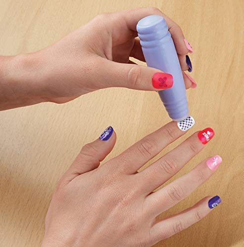 Nail Art Stamp Stamping Templates, Stamper Scraper Kit, 5 Manicure Plates Stamping Set with 1 Polish Stamper