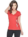 GUESS Factory Women's Jalea Short-Sleeve V-Neck Logo Tee