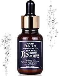 Retinol 2.5% Serum 1oz + Vitamin E - Facial Crepe Erase + Diminishes Acne-prone + Age Spot Remover + Retinol Serum 2.5 High Strength for Face without a Prescription, 1oz (30ml)