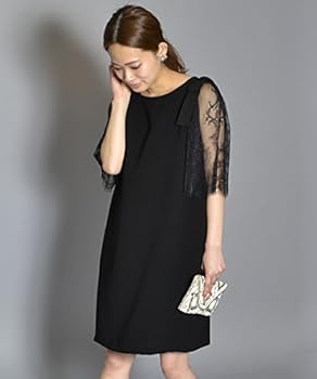 Amazon アメリカンラグシー American Rag Cie American Rag Cie レーススリーブワンピース 212 Aye F 5539 ブラック 38 ワンピース チュニック 通販