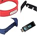LUCOG I5 Plus 3.0 Smart Bracelet Tracker w/ Calorie Burn & Sleep Monitor + 2 Strap (Blue + Red)