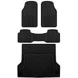 BDK Proliners Classic Rubber Car Floor Mats - 4pc