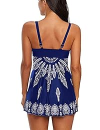 Century Star Traje de baño de dos piezas con estampado de cachemira para dama