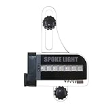 LEBOLIKE Bike Spoke Light Waterproof Colorful LEDs Bike Wheel Lights for Bicycle Wheel Spoke Decorations - 1 Pack