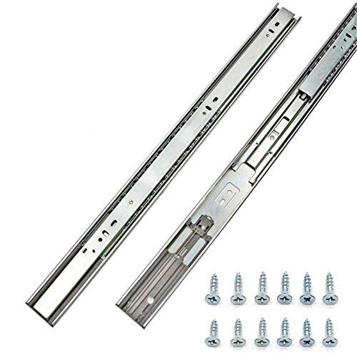 Photo 1 of 1 Pairs Soft-Close Drawer Slides 20 Inch Full Extension and Ball Bearing Cabinet Drawer Slides - LONTAN SL4502S3-20 Heavy Duty Dresser Drawer Slides 100lb Capacity