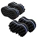 RioRand Hair Sponge Magic Barber Twist Curl Brush Sponge Dreads Locking Afro Coil Comb（Black 4 Count (Pack of 1))