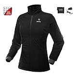 Smarkey Heated Jacket for Women With 1pcs 4400mAh Battery And Charger For Winter Outdoor Wear (M)