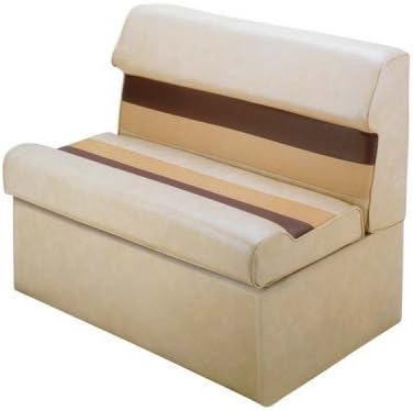 AMRW-WD100-1010 * Wise Boat Seats Pontoon 36" Lounge Seat - Sand-Chesnut-Gold