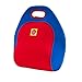 Dabbawalla Bags Fast Track Insulated and Machine Washable Race Car Lunch Bag for Kids, Royal/Gray/Red