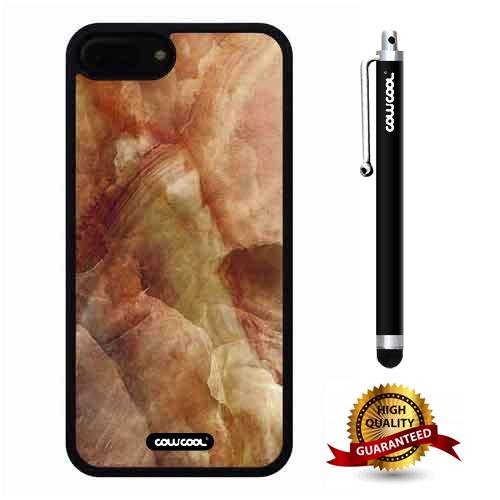 iphone 8 Plus Case, iphone 7 Plus Case, Marble Pattern Case, Cowcool Ultra Thin Soft Silicone Case for Apple iphone 7 8 Plus - Sliced Stones Marble Texture