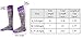 LULLABY KIDS Snow Ski Socks Lightweight Full Terry Warm Skiing Socks Toddler Snow Socks Merino Wool Socks Toddler, Blizzard Purple, 3-5 Years
