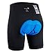 Baleaf Men's 3D Padded Mountain Bike Cycling Baggy Shorts - Removable Mesh Linner Underwear Army Green Size M