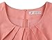 MUXXN Womens Rockabilly 1950s Scoop Collar Knee Length Bridesmaid Dress (Peach M)