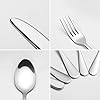 30-Piece Cutlery Set, VPCOK Flatware Set, Stainless Steel Silverware Sets Service for 6 High-Grade Mirror Polished Tableware Utensil Set with Gift Box Perfect Gift