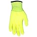 MCR Safety Ninja® Ice Hi-Visibility 15 Gauge Nylon Insulated Cold Weather Gloves, Acrylic Terry Inner, 3/4 HPT Coating, Yellow, 2X-Large, 1-Pair