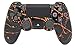 Hand Airbrushed Color Burst Playstation 4 Custom Controller (Orange)thumb 1