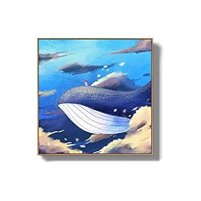 Framed Canvas Wall Art for Living Room, Bedroom Story Cartoon Princess Canvas Prints for Home Decoration Ready to Hanging - 16x16 inches
