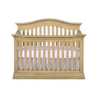 Baby Cache Natural Hardwood 4-in-1 Convertible Crib | Multigenerational Quality & Design | Kiln-dried & Hand-Crafted Construction | Montana Collection, Driftwood